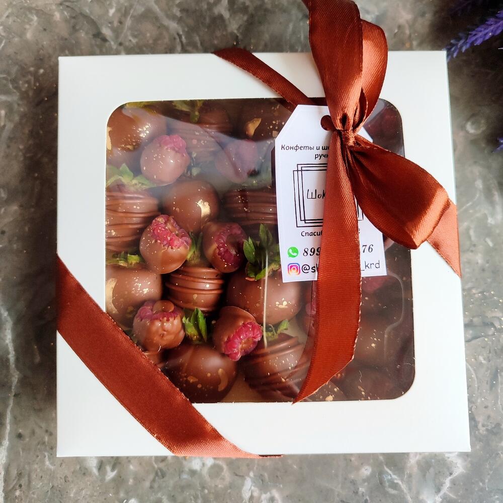 Малина + клубника в шоколаде + подарок от Vivienne Sabo — румяна MACARON — фото 3