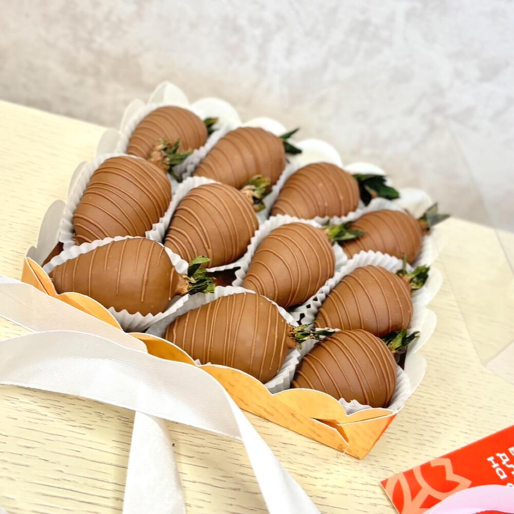 Клубника в молочном шоколаде Классика,Тренд вкуснее бенто торта 🎁 — фото 3