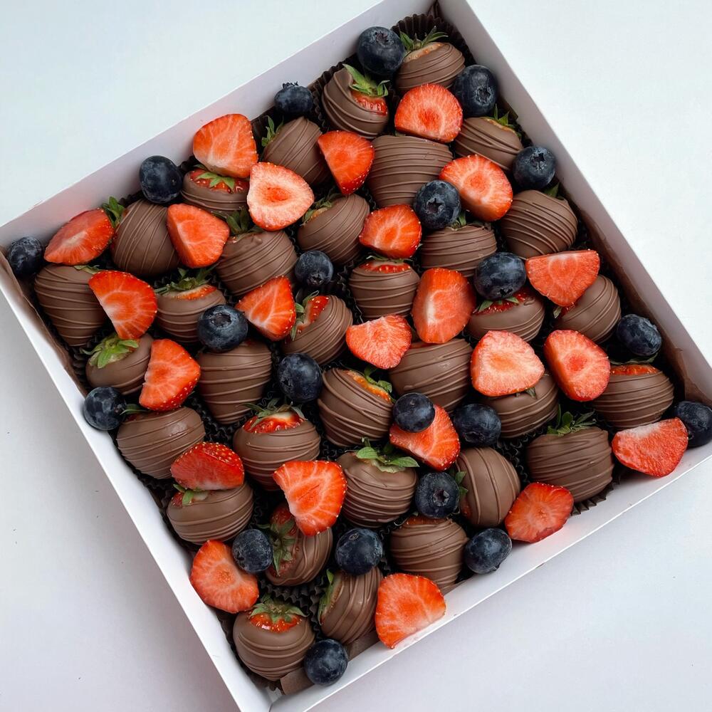 Клубника в шоколаде CLASSIC BERRY(25-35 ягод) CALLEBAUT Chocolate — фото 4