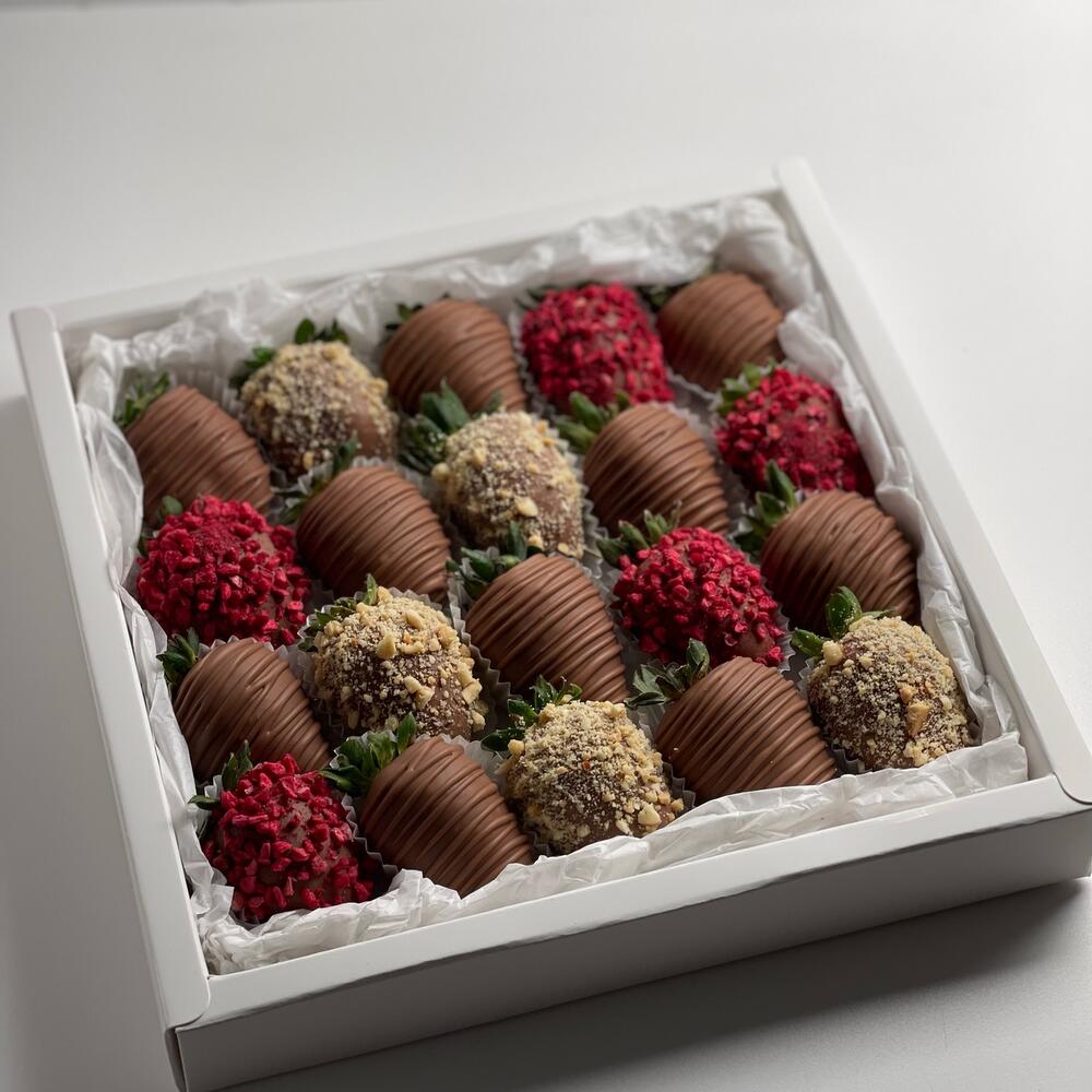 Клубника в молочном шоколаде Callebaut — фото 4