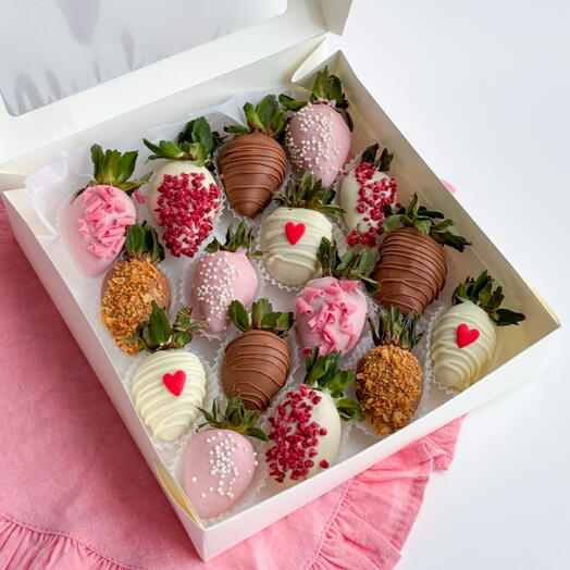 Клубника в шоколаде 16 шт 💞подарок на день рождение — фото 1
