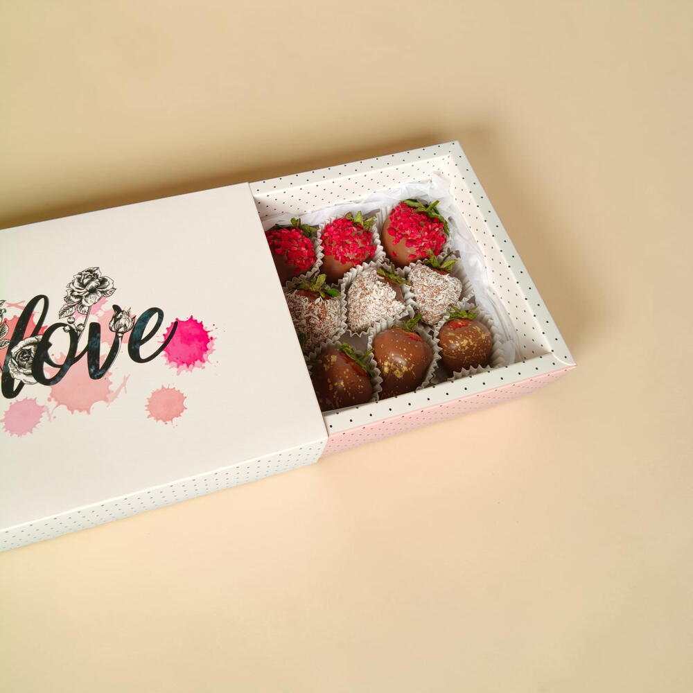 Клубника в шоколаде LOVE подарок маме, бабушке и любимой — фото 5