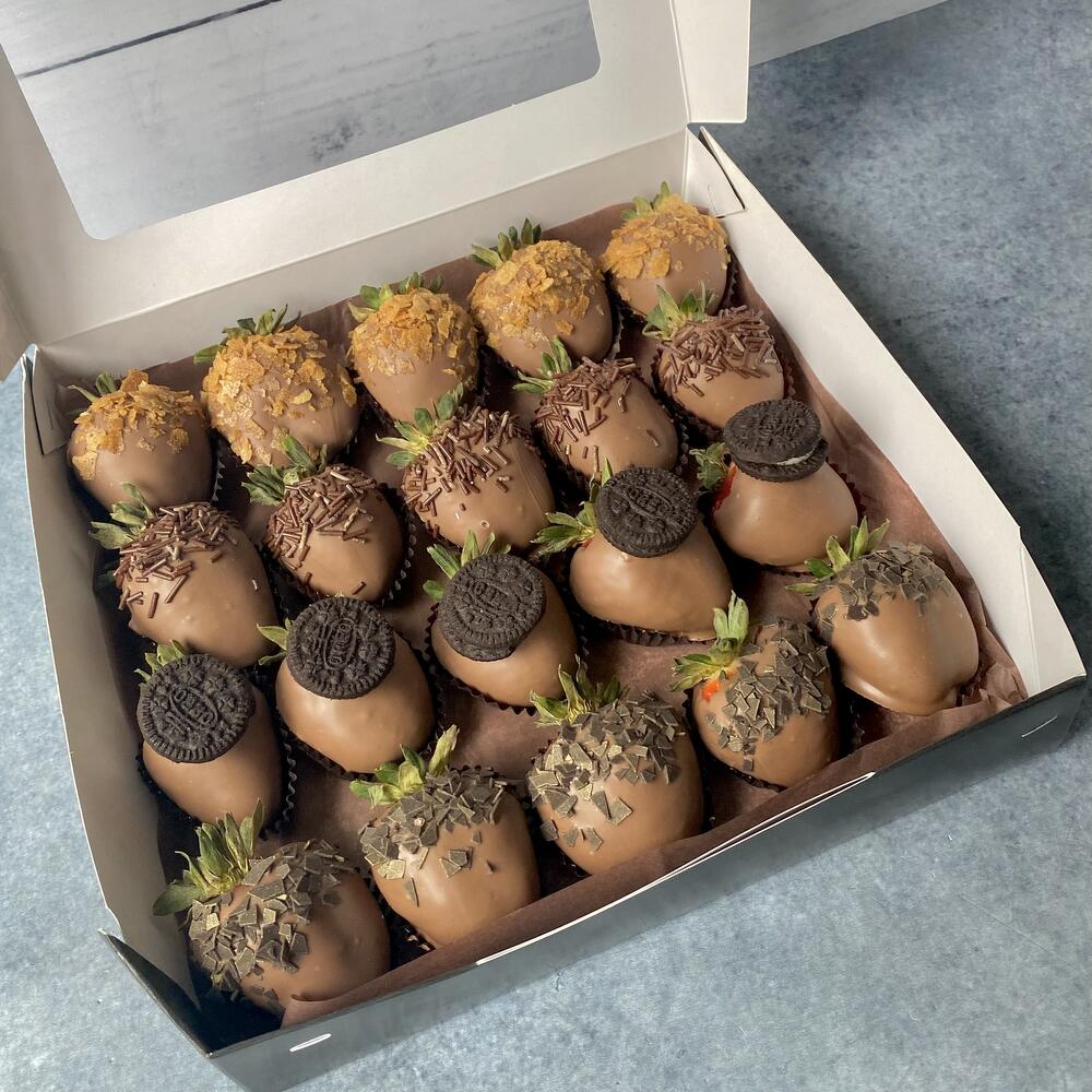 Клубника в шоколаде Лучший подарочный набор (16-20🍓) — фото 2