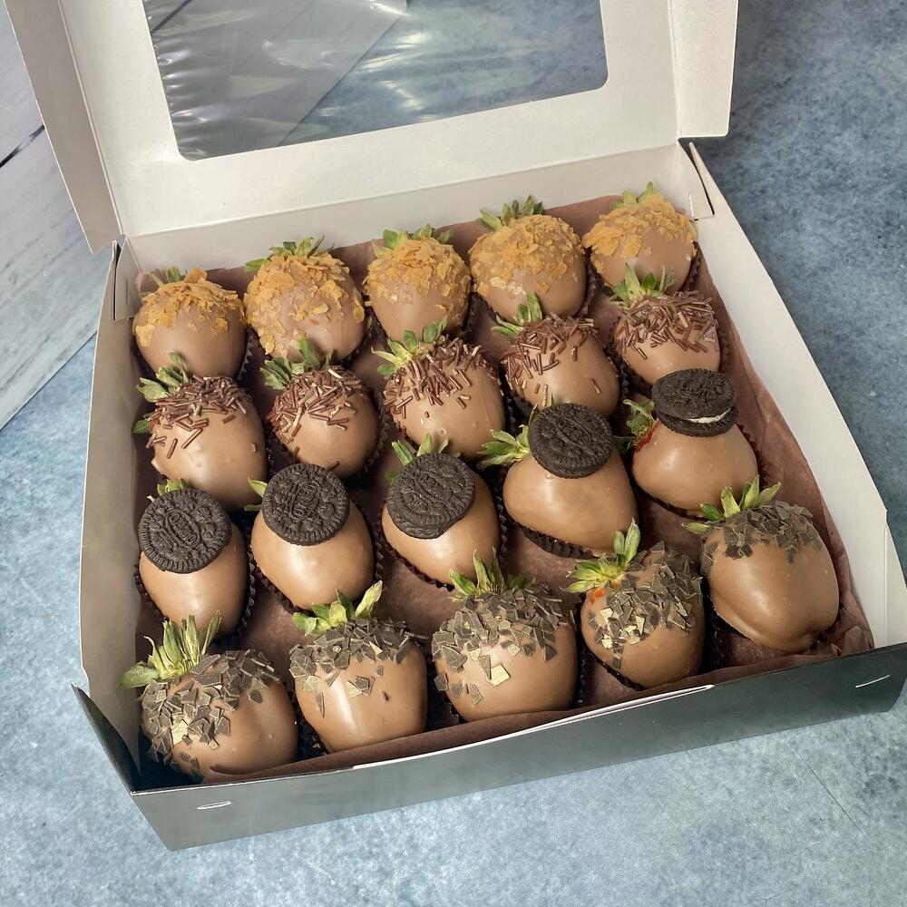 Клубника в шоколаде Лучший подарочный набор (16-20🍓) — фото 4