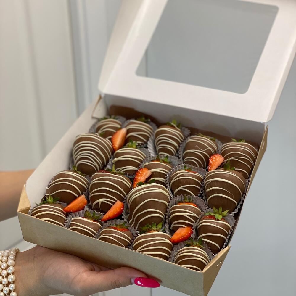 Клубника в шоколаде Подарочный набор  (16-20🍓) — фото 4