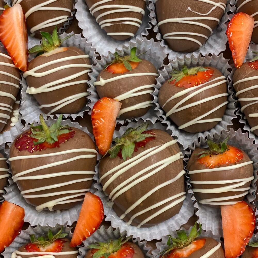 Клубника в шоколаде Подарочный набор  (16-20🍓) — фото 5