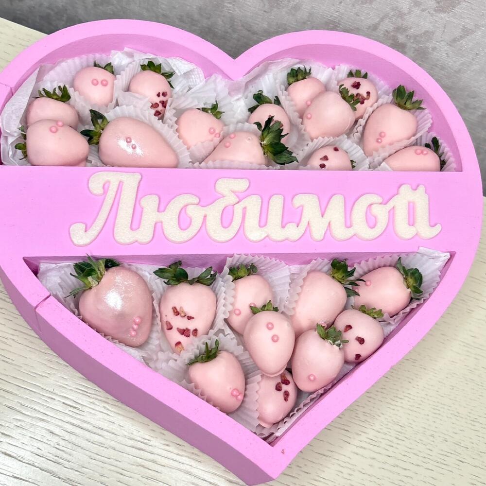 Клубника в шоколаде подарочный бокс девушке Срочно КМВ Пятигорск — фото 4