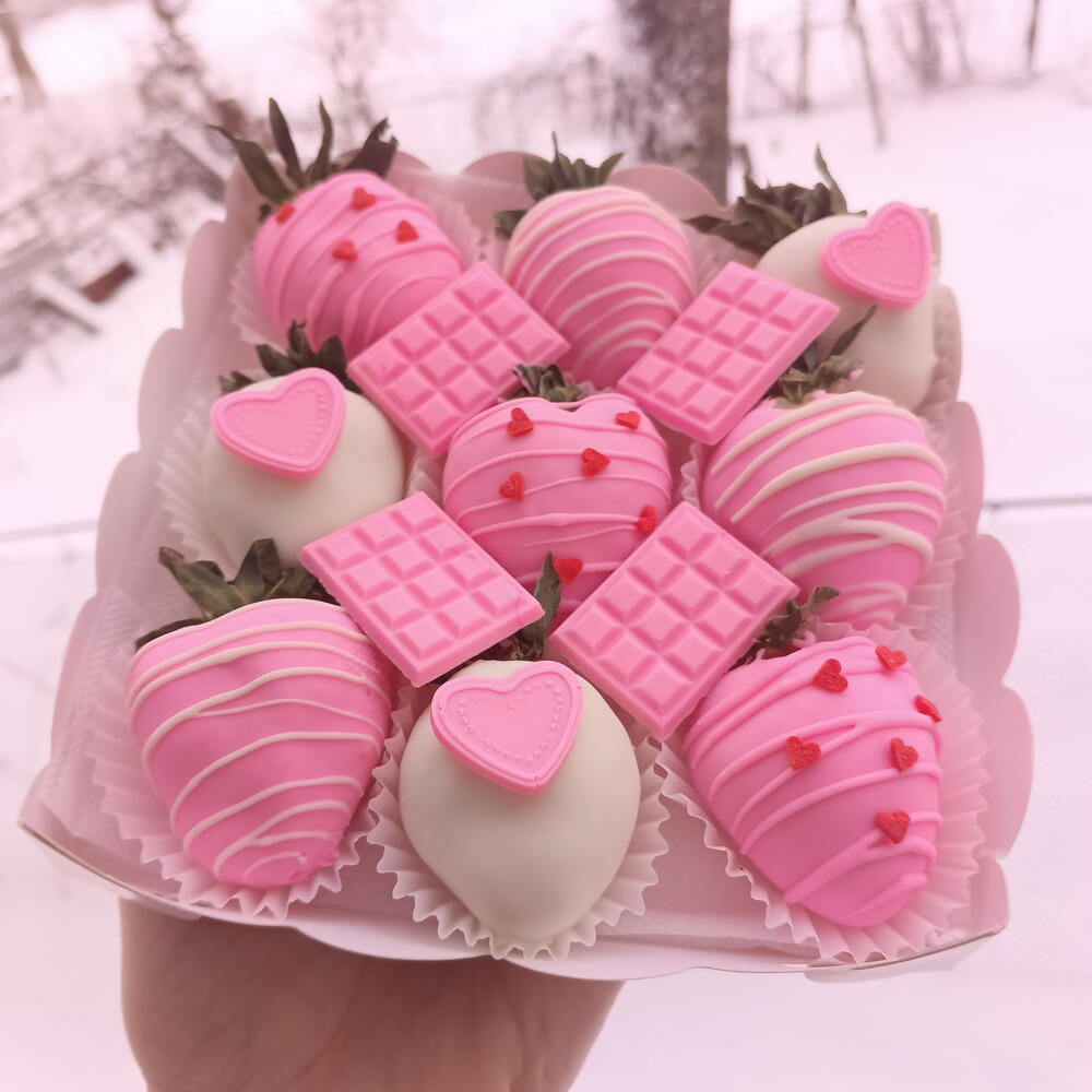 Сет из клубники💜" подарок любимой девушке — фото 7
