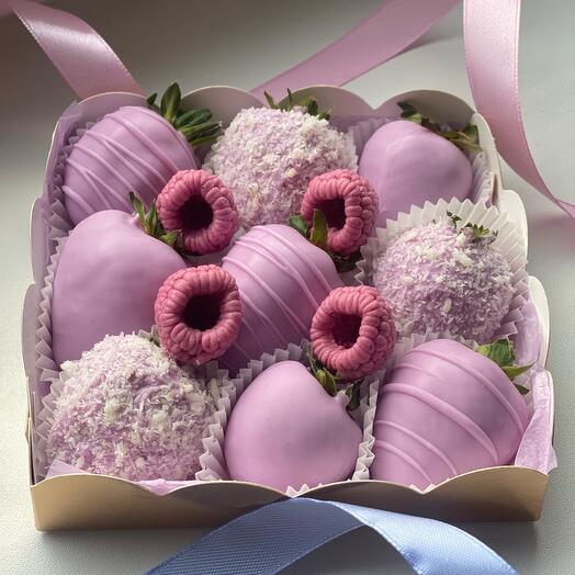Клубника в шоколаде 💜💜 — фото 1