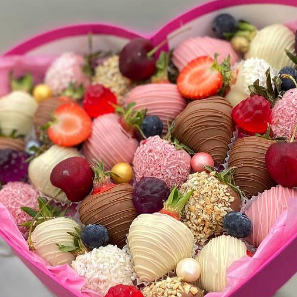 Клубника в шоколаде подарок девушке/ жене/ подруге / маме 20-25-30 штук — фото 2
