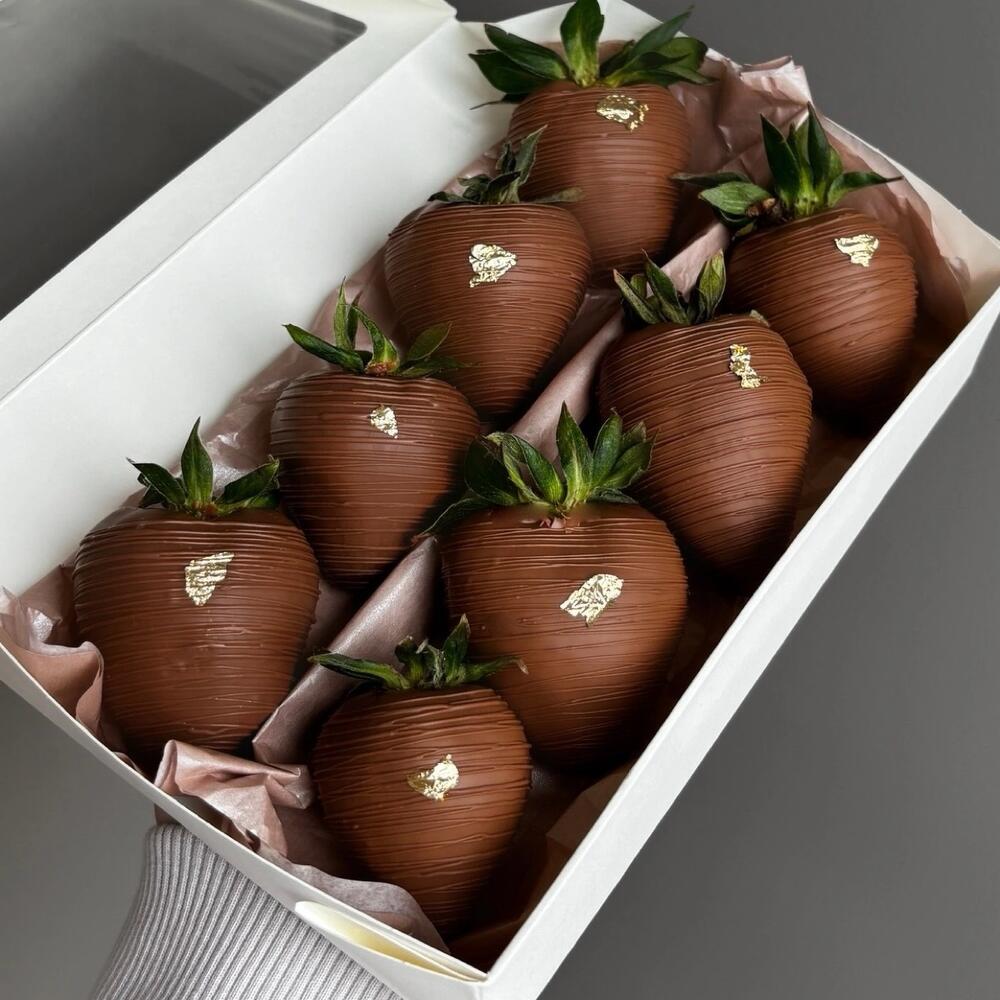 Клубника в шоколаде premium 8 ягод 🍓 — фото 3