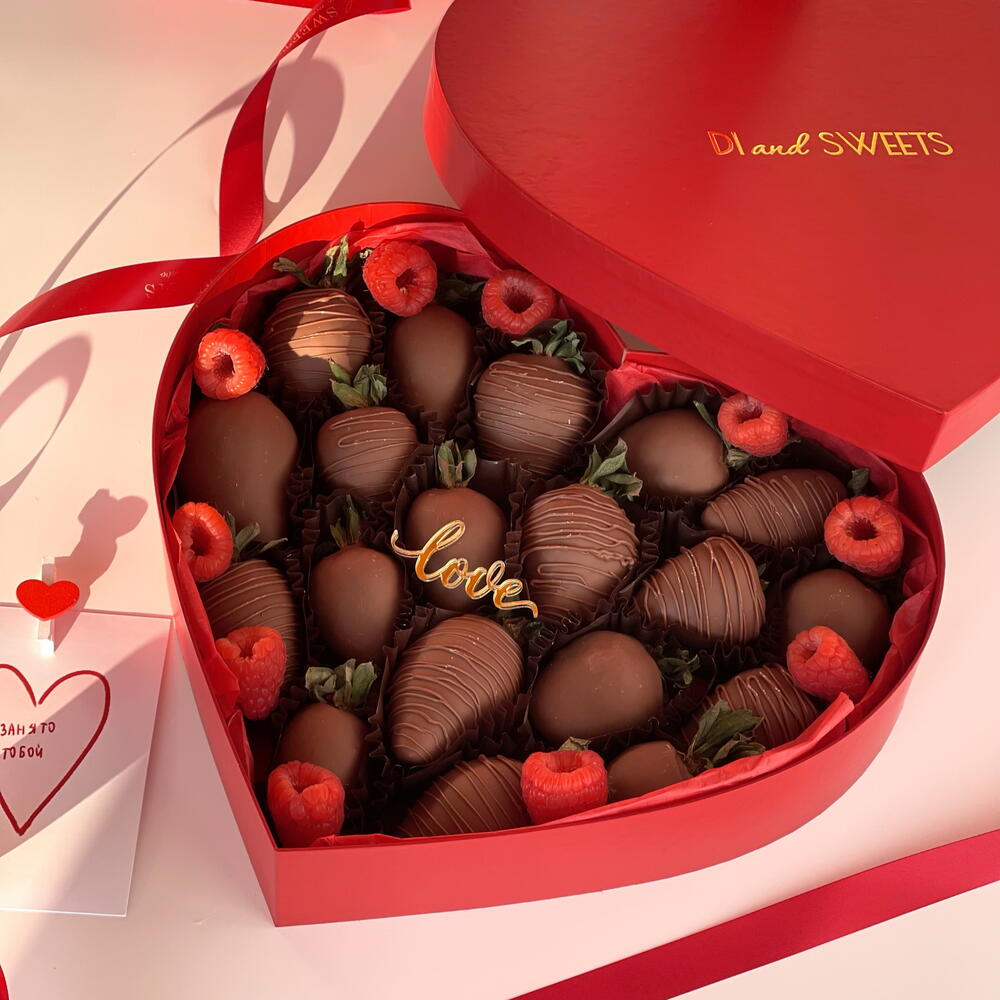 Клубника в шоколаде/ подарок любимой девушке с надписью «love» 14 февраля — фото 5