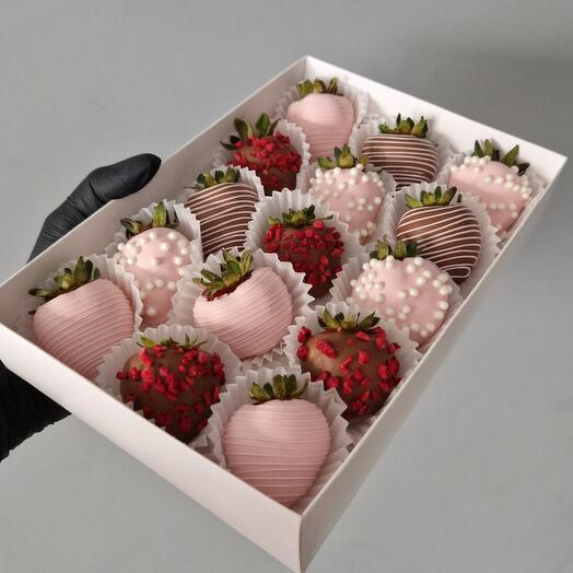 Клубника в шоколаде 🍫(12-18 ягод) Бесконечность маме/ мамуле/ любимой/ девушке/ жене/ сестре/ коллеге/ подруге — фото 1