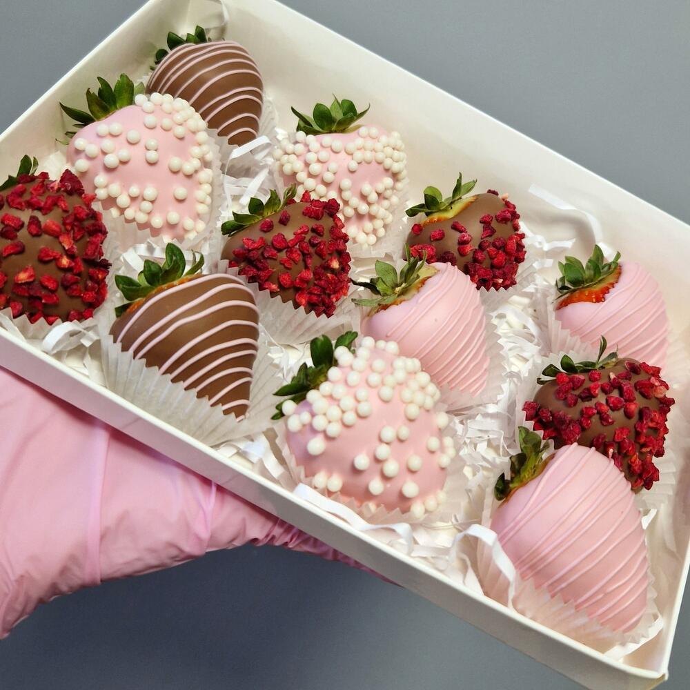 Клубника в шоколаде 🍫(12-18 ягод) Бесконечность маме/ мамуле/ любимой/ девушке/ жене/ сестре/ коллеге/ подруге — фото 4