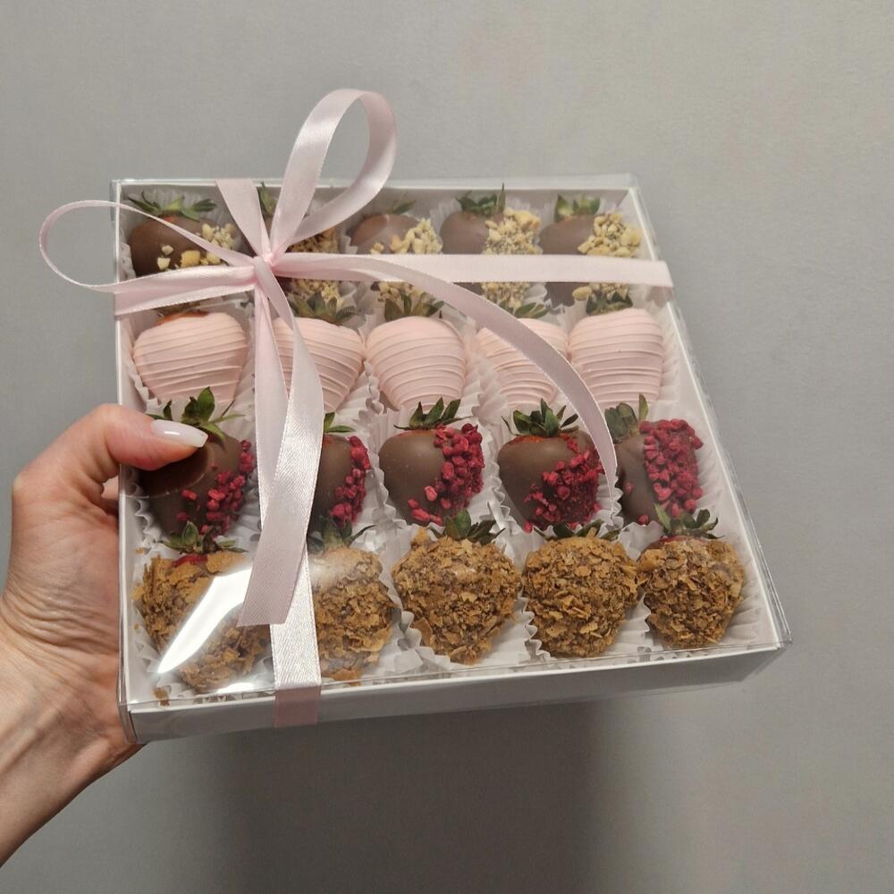 Клубника в шоколаде 🍫 16-25шт Вечер встреч маме/ мамуле/ любимой/ девушке/ жене/ сестре/ коллеге/ подруге — фото 4