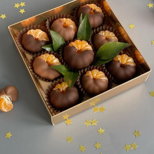 Мандарины в шоколаде callebaut — фото 1