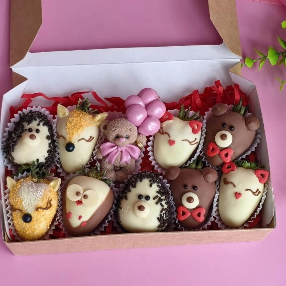 Клубника в шоколаде с Шоколадным мишкой🧸 — фото 4