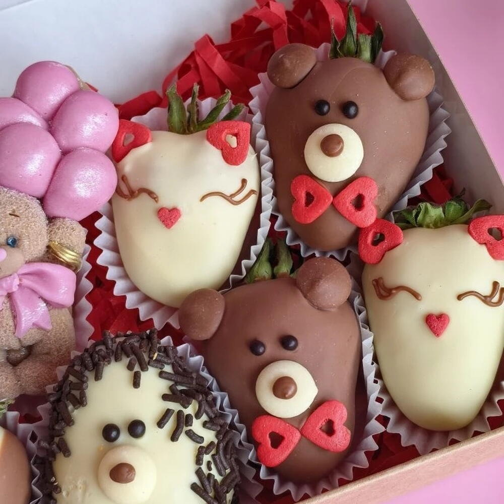 Клубника в шоколаде с Шоколадным мишкой🧸 — фото 9